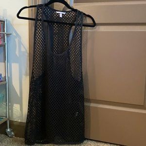Victoria’s Secret Black Swim Cover Up Medium